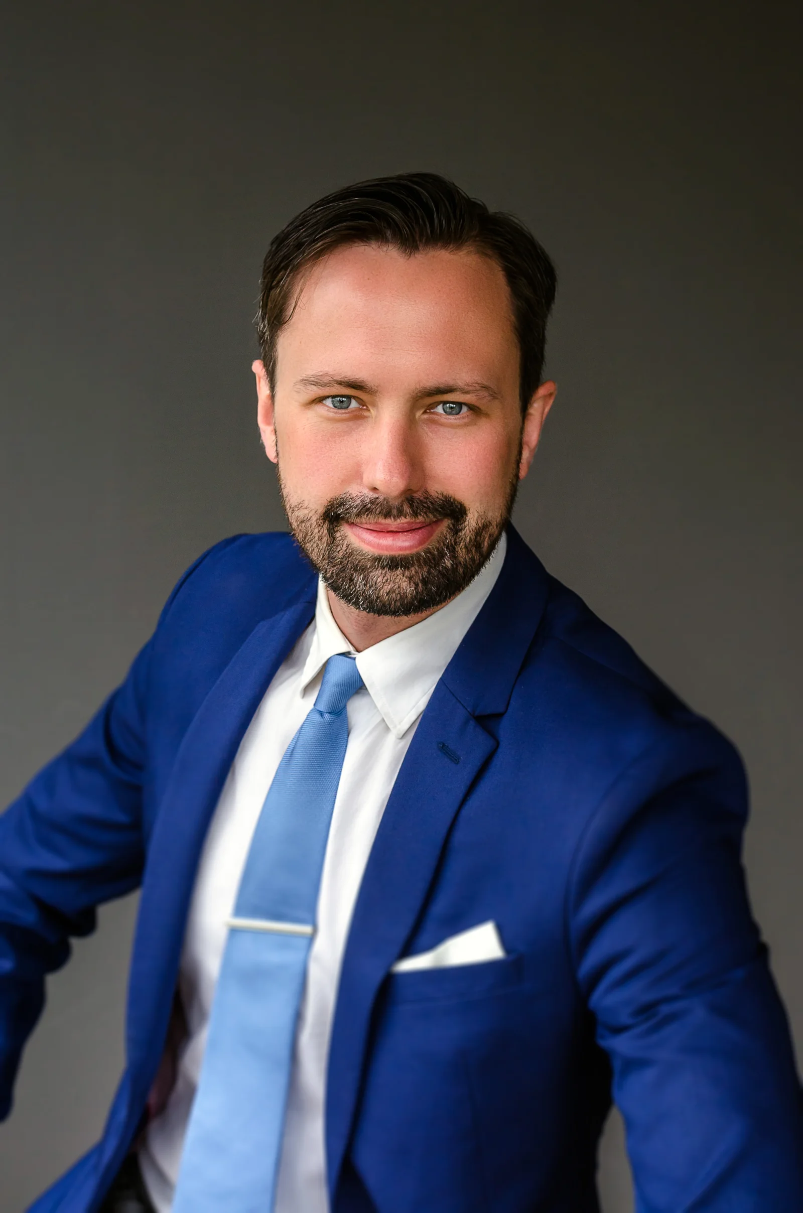 Dekker Fraser in professional attire